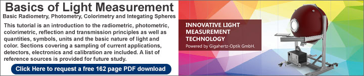 Gigahertz Optik - Basics of Light Measurement