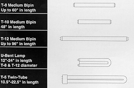 Fluorescent Tube Colours Chart